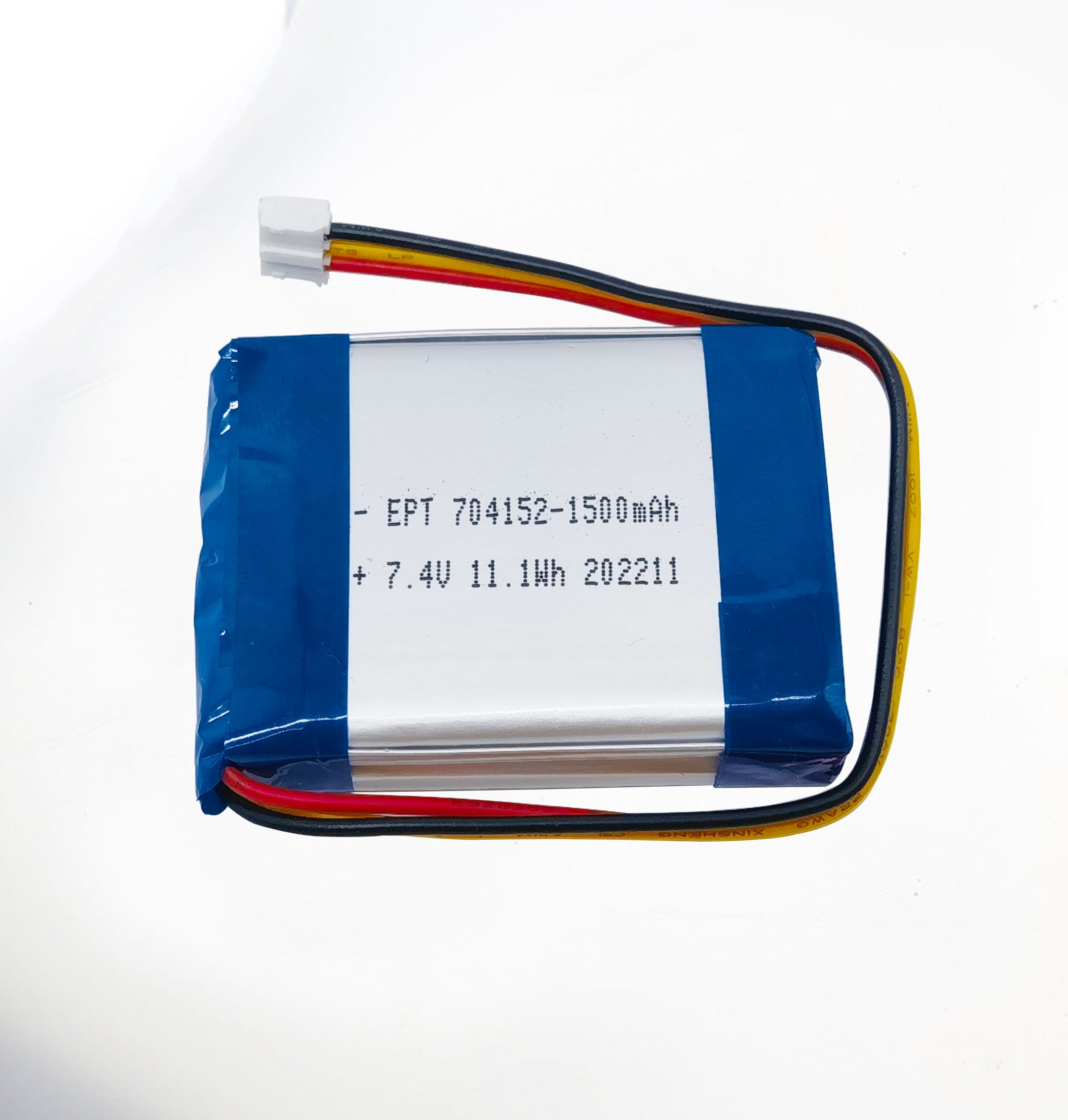 7.4V 704152 1500mAh Li-Polymer Battery for Audio Systems