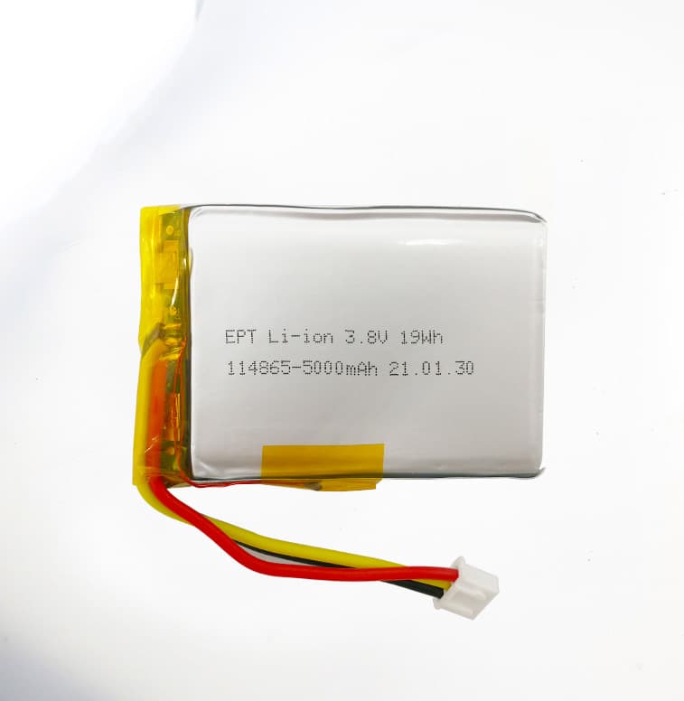 3.7V 114865 5000mAh Li-Polymer Battery for Shared Power Banks