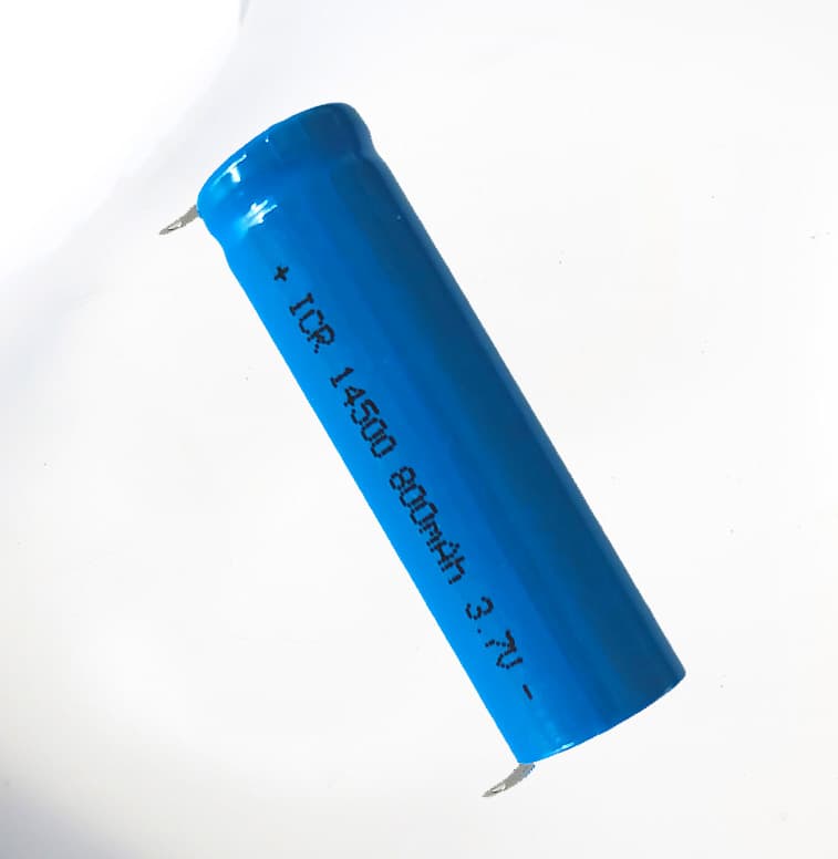 3.7V 14500 800mAh Lithium Battery for Electric Shavers