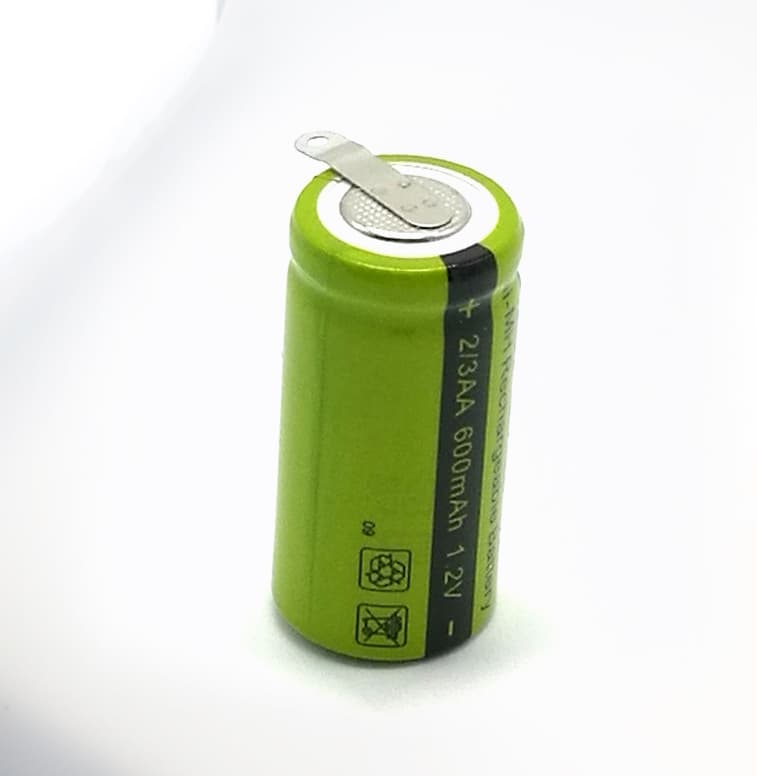 1.2V 600mAh AA Ni-MH Battery for Electric Shavers