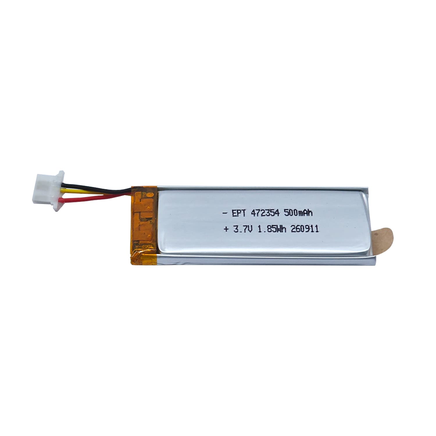 472354-500mAh-3.7V Polymer Lithium Battery for Anti-Lost Trackers