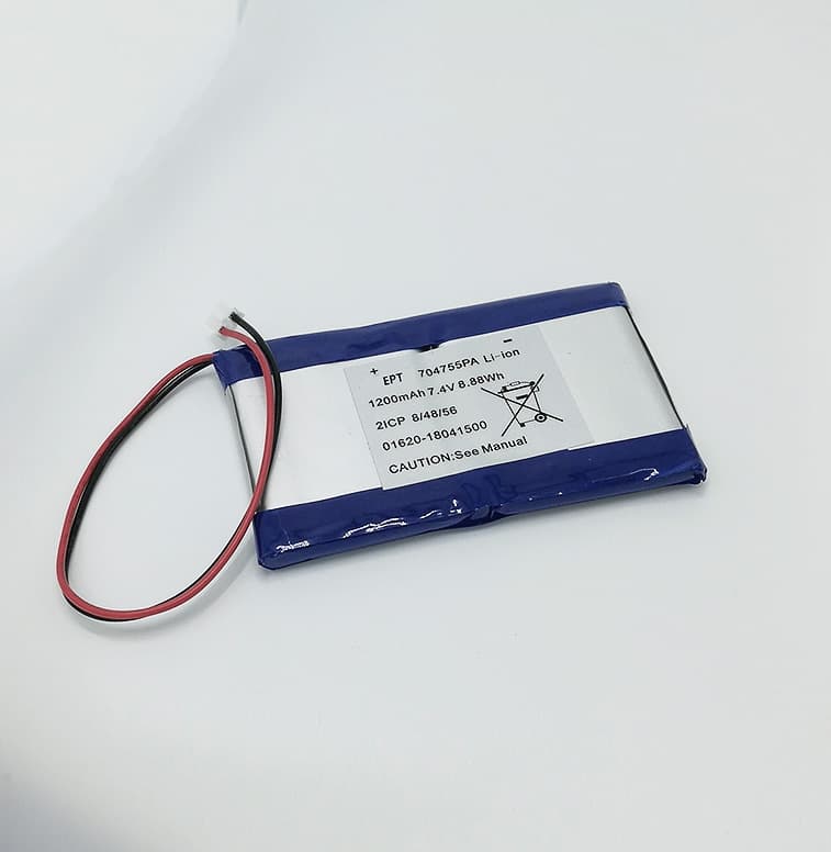 7.4V 1800mAh Portable DVD Polymer Lithium Battery