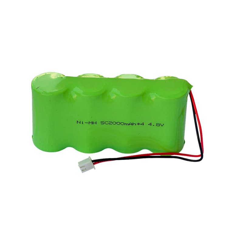 4.8V 2000mAh×4 SC Type Rechargeable NiMH Battery Pack for Self-Balancing Scooters