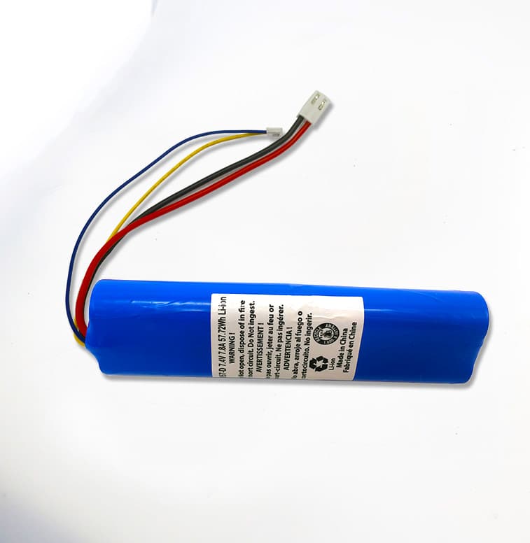7.4V 2400mAh Pool Vacuum Cleaner 18650 Lithium Battery