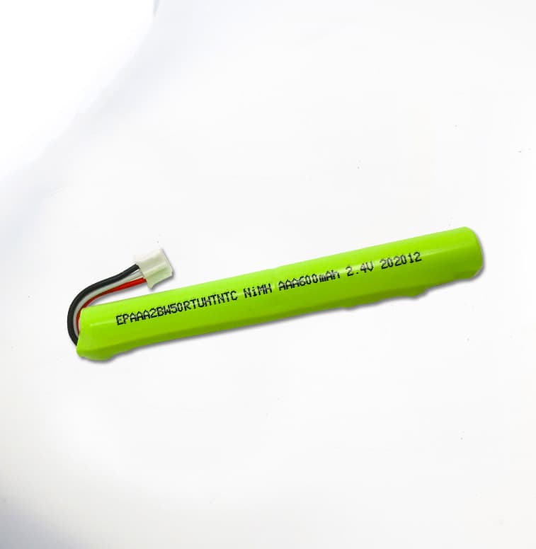2.4V 600mAh AAA Lighting LED Lamp NiMH Battery