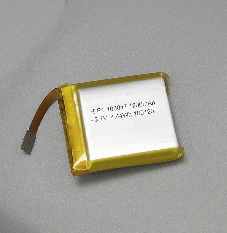 3.7V 1200mAh 103047 Polymer Lithium Battery for Beauty Device