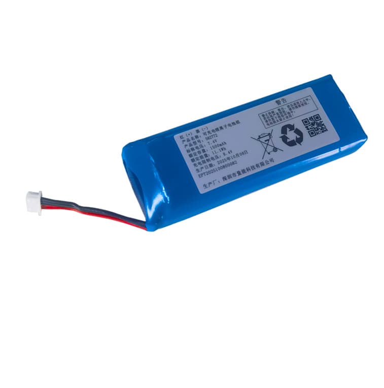 7.4V 582772 1500mAh Car Neck Massager Polymer Battery