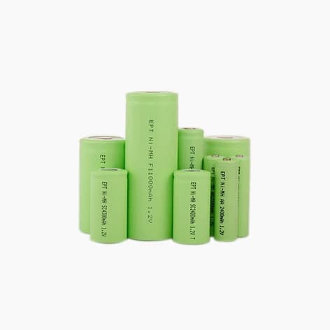 1.2V Green Conventional Single NiMH Battery
