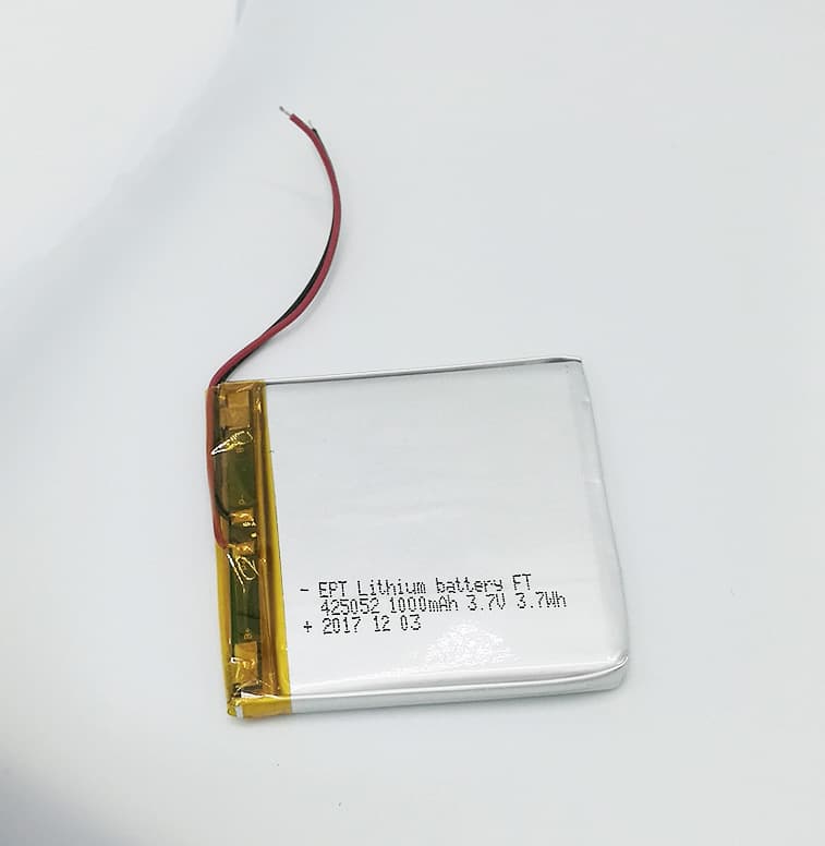 3.7V 1000mAh Polymer Lithium Battery for High-Temperature Lighting Fixtures